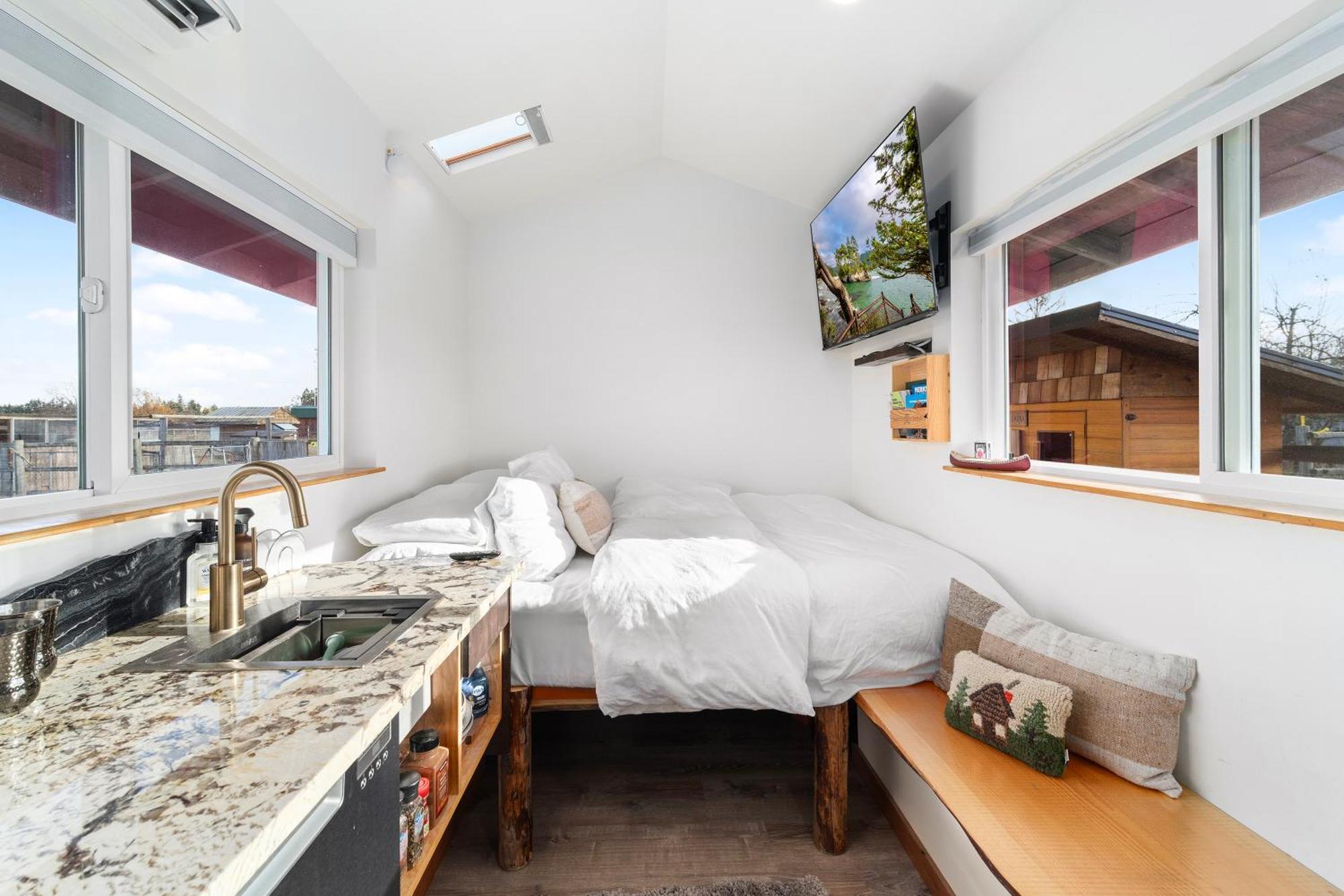 Blue Moon Tiny House, Sauna,Ht ポート・エンジェルス エクステリア 写真